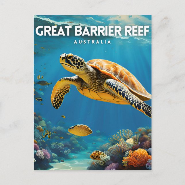 Carte Postale Grande barrière (Devant)