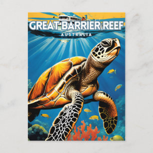 Carte Postale Grande barrière de corail Australie