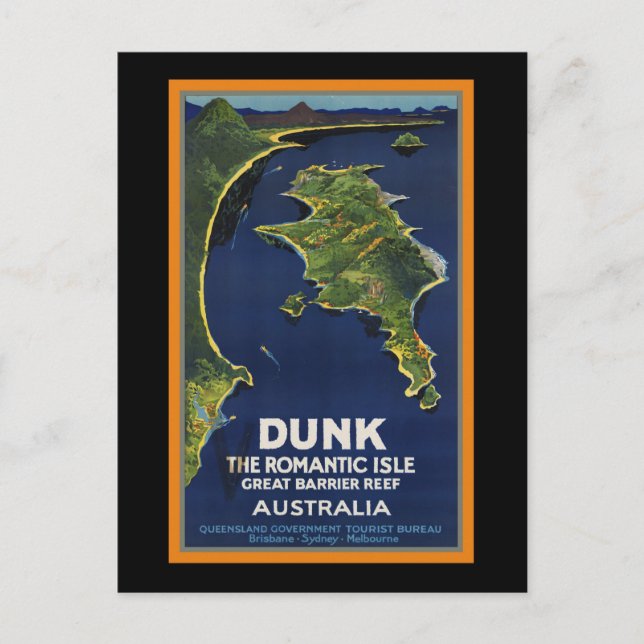 Carte Postale Grande barrière de corail Australie (Devant)