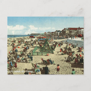 Carte Postale Grande-Bretagne vintage, vacances balnéaire, Redca