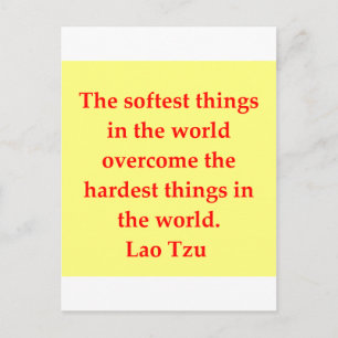 Carte Postale grande citation Lao Tzu