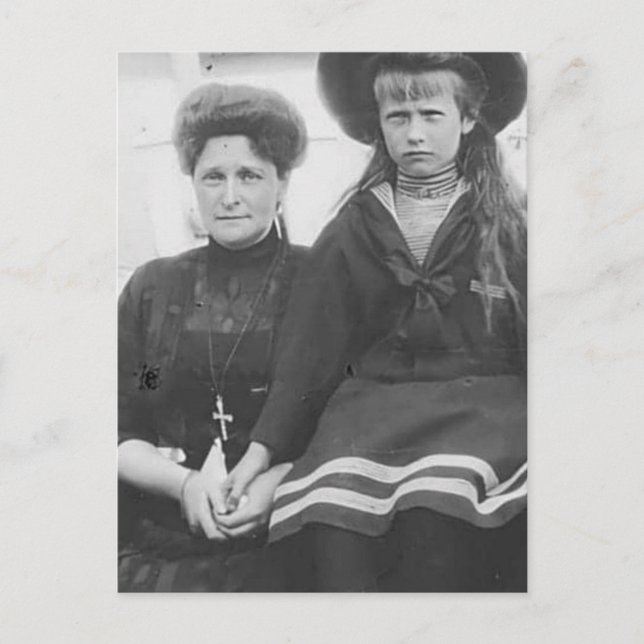 Carte Postale Grande-Duchesse Anastasia et tsarine de Russie (Devant)