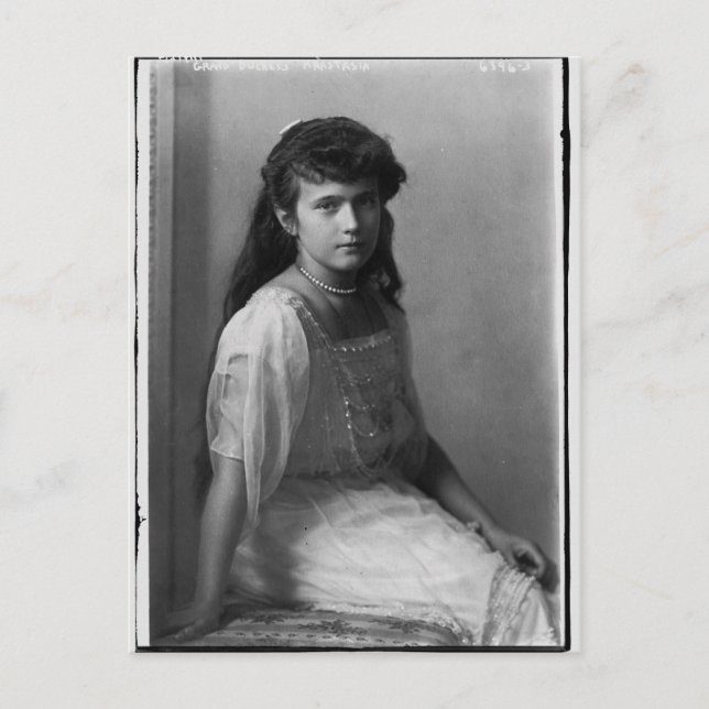 Carte Postale Grande-Duchesse Anastasia Nikolaevna de Russie (Devant)