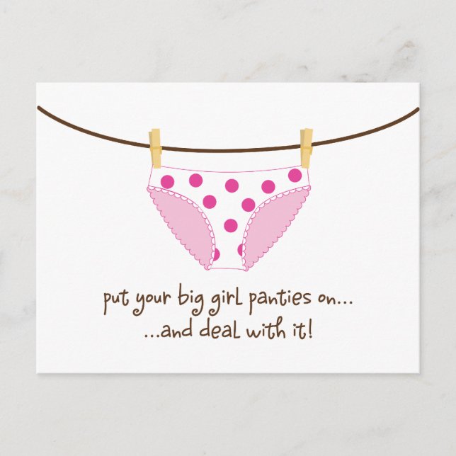 Carte Postale grande fille (Devant)