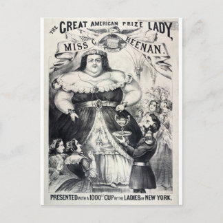 Carte Postale Grande grosse Madame
