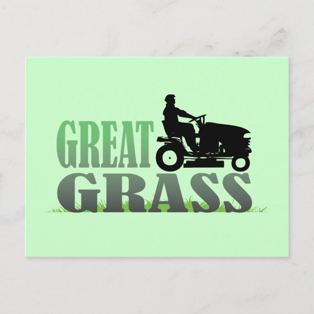 Carte Postale Grande herbe (Devant)