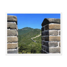 Grande Muraille de Chine encadrée à travers une an