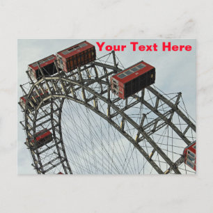 Carte Postale Grande roue du Prater, Vienne, Autriche