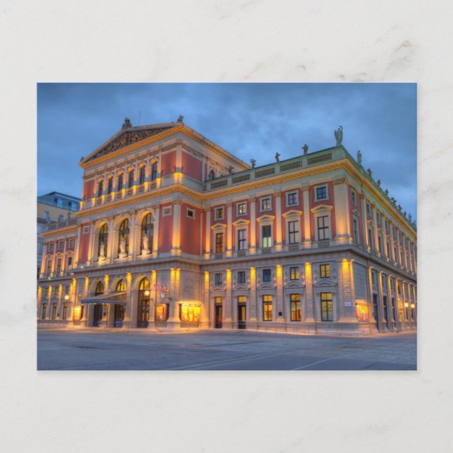 Carte Postale Grande salle de Wiener Musikverein, Vienne, Autric (Devant)