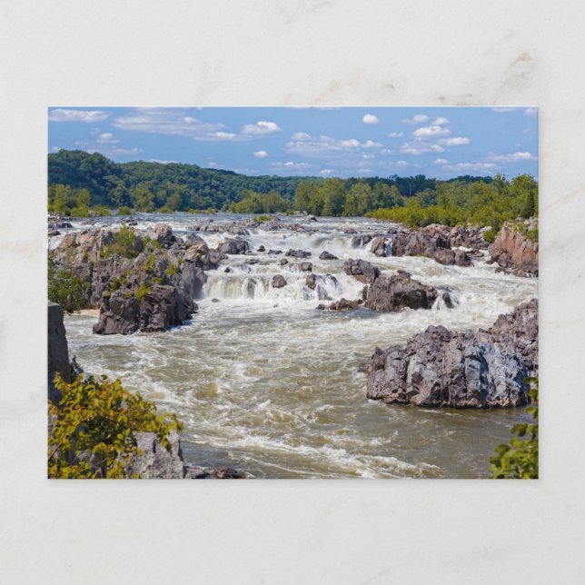 Carte Postale Grandes Chutes Virginie (Devant)