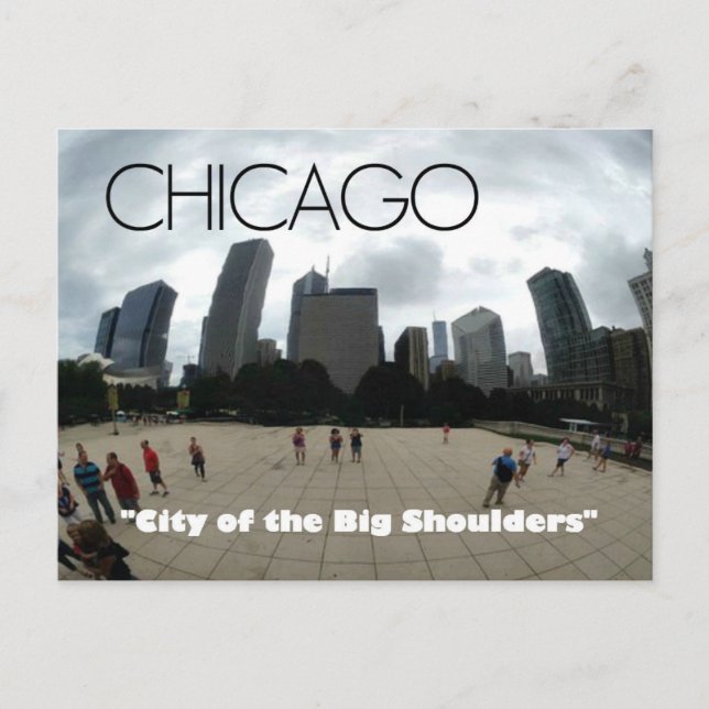 Carte Postale "Grandes épaules" Chicago--carte postale (Devant)