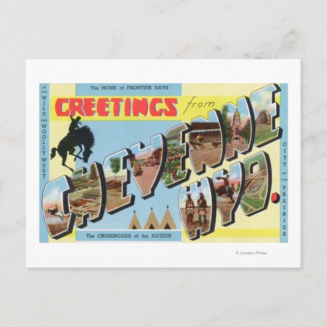 Carte Postale Grandes Scènes De Lettre, Salutations À Partir De  (Devant)