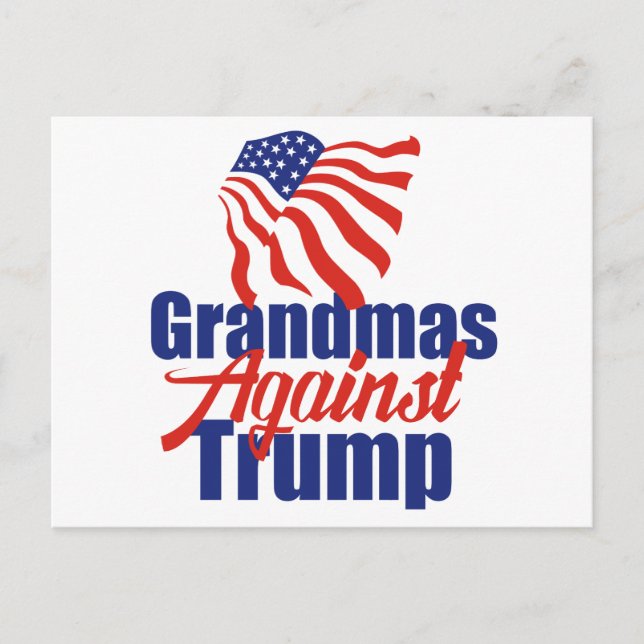 Carte Postale Grandmas contre Trump (Devant)