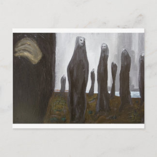 Carte Postale Grands soldats (surréalisme noir et blanc)