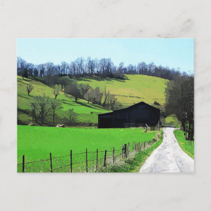 Carte Postale Grange au bout de l'allée