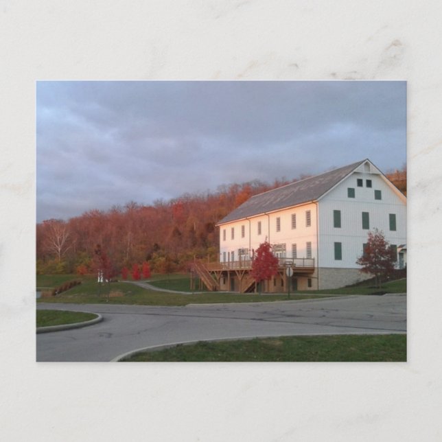 Carte Postale Grange de Muhlhauser, Ohio en automne (Devant)