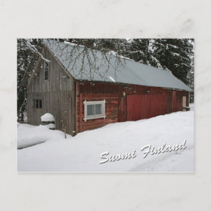 Carte Postale Grange d'hiver