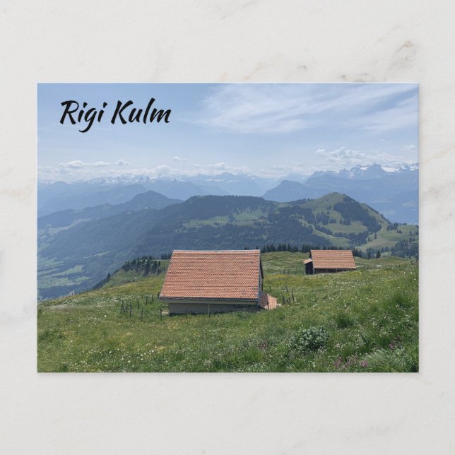 Carte Postale Granges à Rigi Kulm en Suisse (Devant)