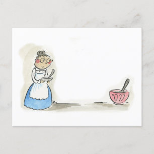 Carte Postale Granny Cooks