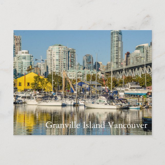 Carte Postale Granville Island Vancouver BC (Devant)