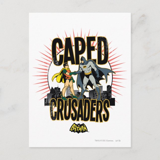 Carte Postale Graphique Caped Crusaders (Devant)