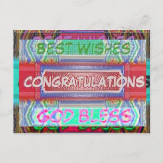 Carte postale Graphique Conception de photos et sy