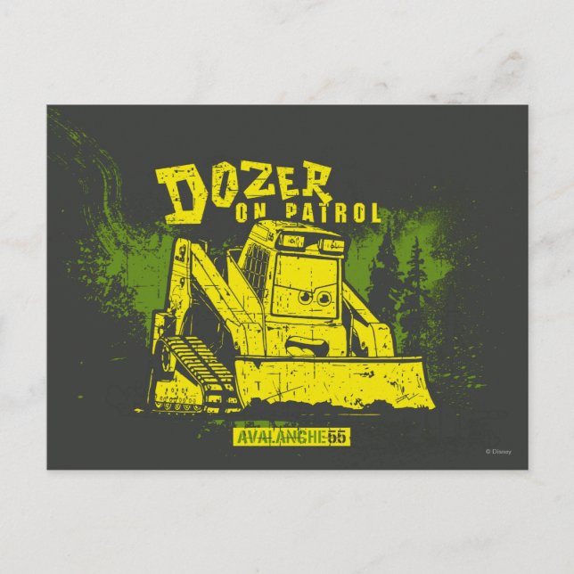 Carte Postale Graphique d'avalanche (Devant)