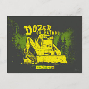 Carte Postale Graphique d'avalanche