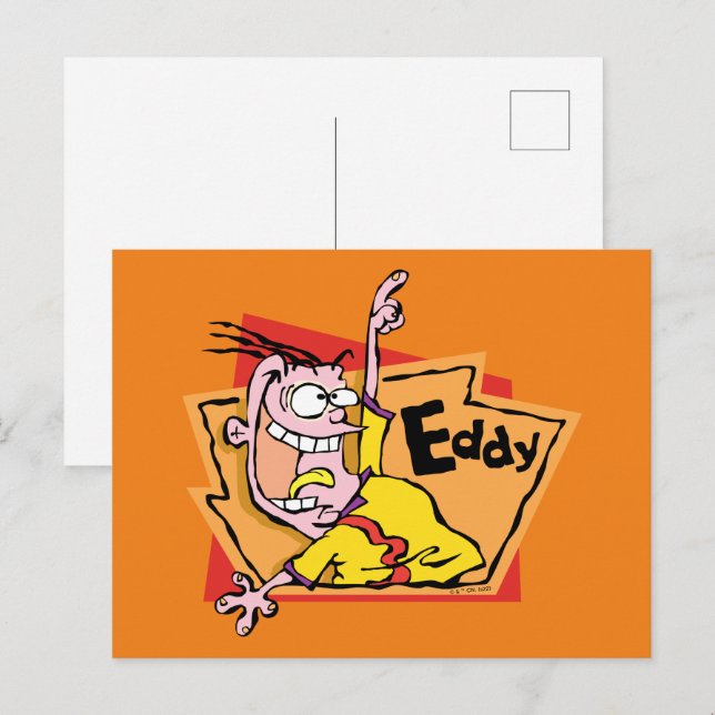 Carte Postale Graphique de caractères de nuage (Devant / Derrière)