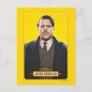 Carte Postale Graphique de caractères Jacob Kowalski
