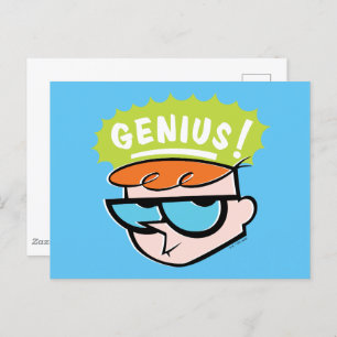 Carte Postale Graphique de légende Dexter "Genius"