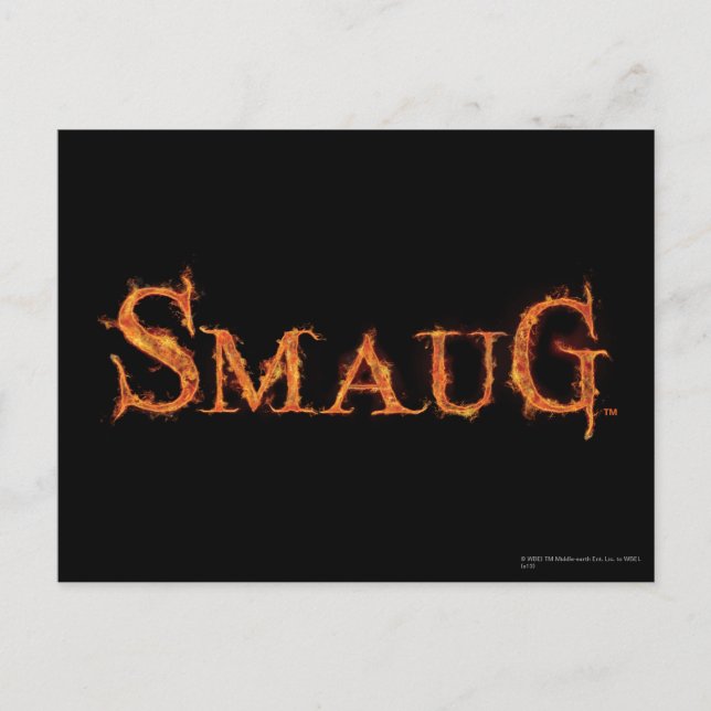 Carte Postale Graphique de nom SMAUG™ (Devant)