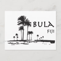 Graphique de palmier de Bula Fiji