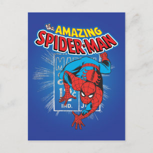 Carte Postale Graphique de prix rétro Spider-Man