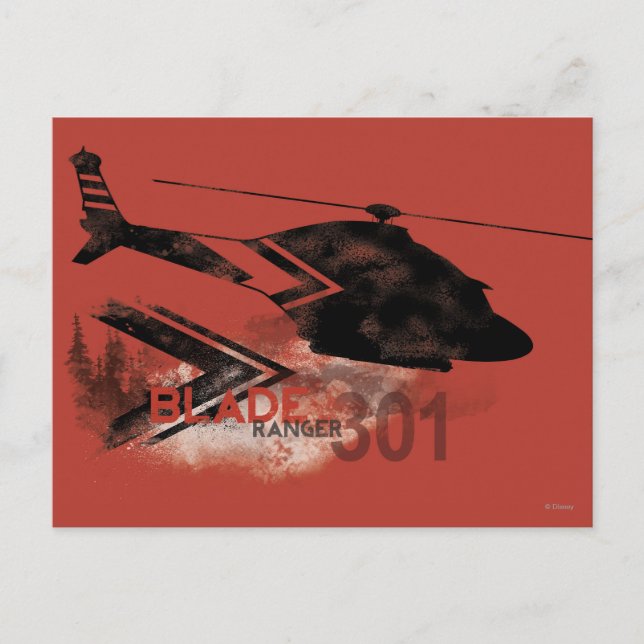 Carte Postale Graphique de Ranger de lame (Devant)