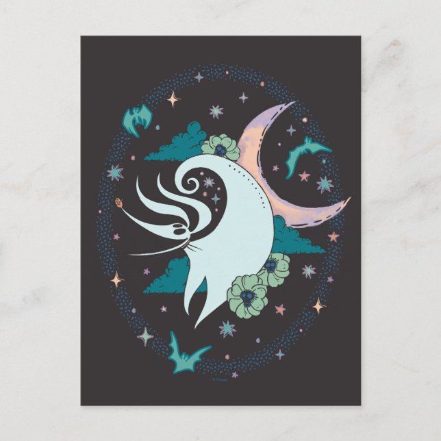 Carte Postale Graphique de Tarot céleste zéro (Devant)