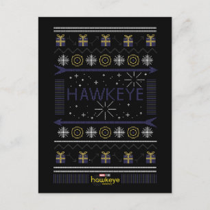 Carte Postale Graphique de vacances hiques Hawkeye