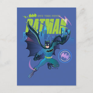 Carte Postale Graphique de ville de Batman "Posséder votre puiss