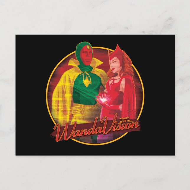 Carte Postale Graphique d'Halloween WandaVision (Devant)