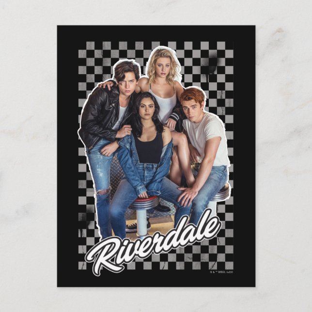 Carte Postale Graphique du groupe Retro Riverdale (Devant)
