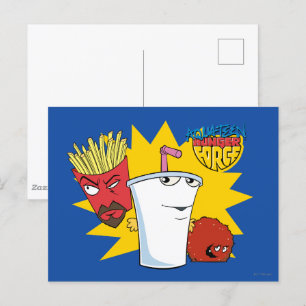 Carte Postale Graphique explosif de la force de la faim des Ados