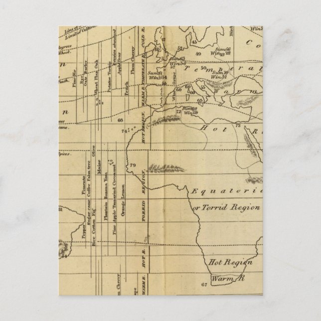 Carte Postale Graphique isothermique (Devant)