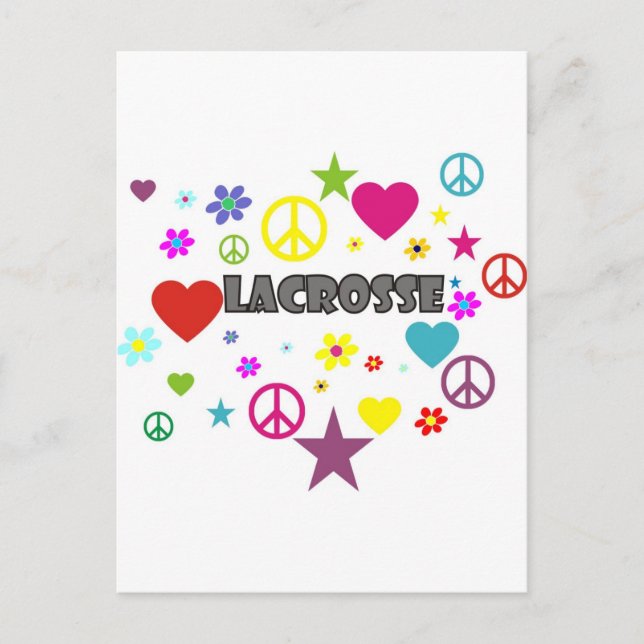 Carte Postale Graphiques mixtes Lacrosse (Devant)