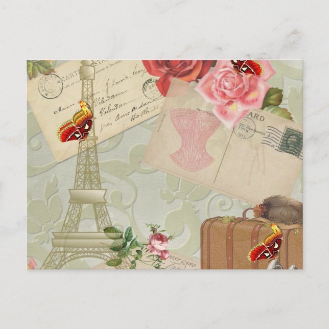 Carte Postale Graphiques Paris vintage (Devant)