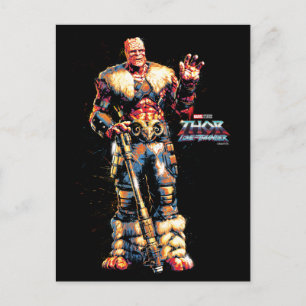 Carte Postale Graphisme de personnage stylisé Korg