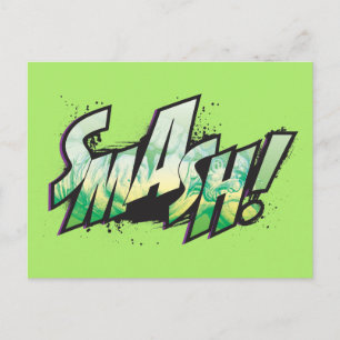 Carte Postale Graphisme du mot « SMASH! »