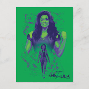 Carte Postale Graphisme explosif de Jennifer Walters She-Hulk