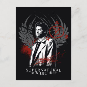 Carte Postale Graphisme graffiti de Castiel surnaturel