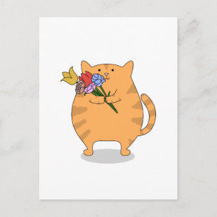 Carte Postale Grateful Kitty
