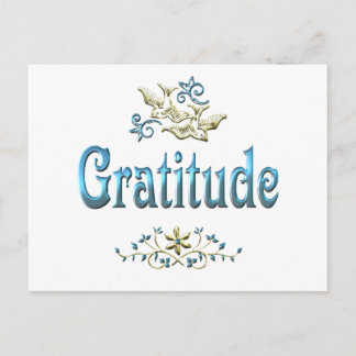 CARTE POSTALE GRATITUDE